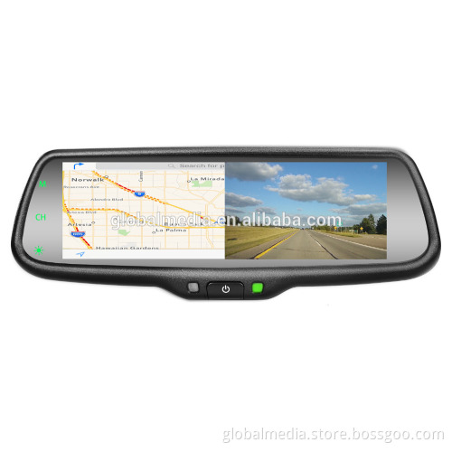 7.3 Inches Full Screen Car Interior Rearview Mirror with Mirror-Link function for Toyota Honda Lexus etc